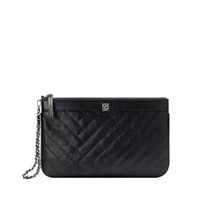 엘퀼팅 클러치 미듐 HT1QT03BL