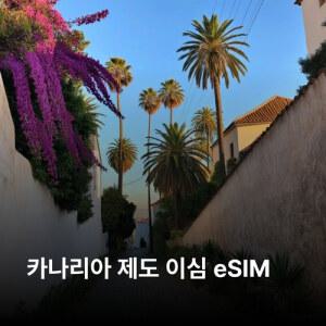 카나리아 제도 이심 eSIM Movistar LTE 이심통