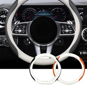 차량 사이드포인트 핸들커버 자동차 D컷 원형 핸들 가죽커버 볼보 그랜저 제네시스 쏘렌토