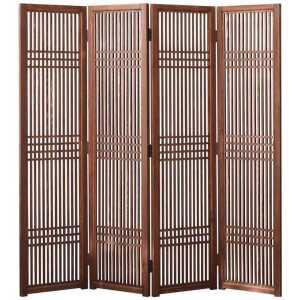 접이식 나무파티션 가림막 가벽 공간분리 칸막이 카페 인테리어 4단