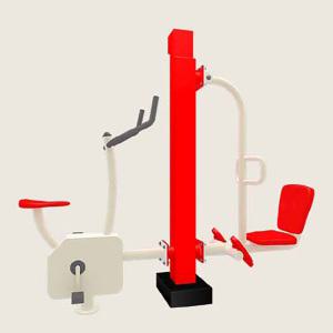 TK 자전거+오금펴기 2인용 철재 복합형 VKSP-4955