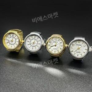 여성을위한 디지털 손가락 시계 반지 남성 커플 탄성 밴드 펑크 보석 십대 선물