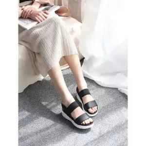 [하프클럽/아나이스]국내제작 밴딩 통굽샌들 5cm_25S241