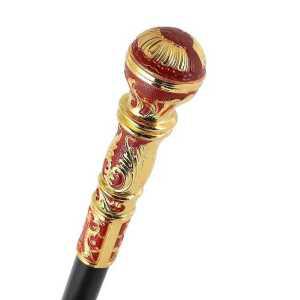 골드 명품 레드 지팡이 둥근머리 노신사 스틱 코스프레 선물