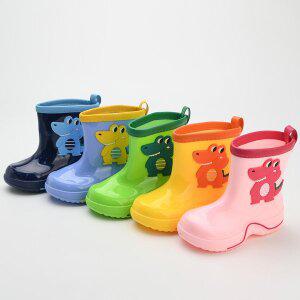 안녕악어 레인부츠 여아 남아 장마 어린이 유아동장화
