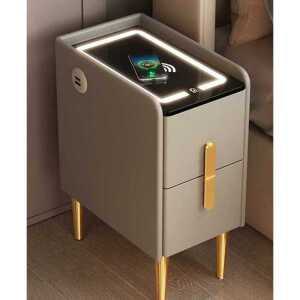 스마트 무선충전 LED 조명 협탁 침대 소파 옆 사이드 테이블