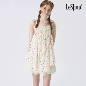 [롯데백화점]르샵 도트 스모크 밴딩 나시 원피스 (BP4OP073A)