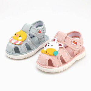 병아리 소리 샌들 여아 남아 아기 첫걸음 삑삑이신발