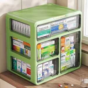 약 정리함 식탁 수납 영양제 서랍장 다용도 드러그박스 M