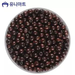유니아트 (우드) 모양비즈 80번 (통)/비즈/재료/데코/아트/컬러/공예
