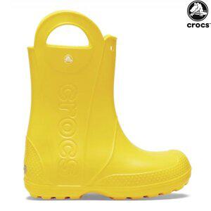 [크록스]핸들 잇 레인 부츠 토들러 키즈 유아 남아 여아 아동 장화 211056-730 옐로우 노랑