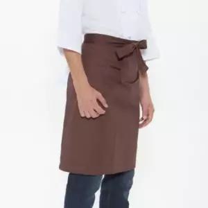 (브라운) 허리형 단색 앞치마/허리/카페/업소용/서빙/홀/요리/업소/커피숍/조리용/까페/써빙/서빙용/심플