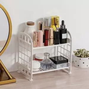 화장품 2단 미니 선반 정리대 수납함 WFHQ8RB