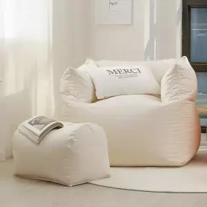 초대형 뉴헤븐 SN801 스웨이드 빈백소파 1인쇼파 카페의자