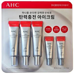 AHC 텐 레볼루션 리얼 아이크림 포 페이스 총119 ml [ (35ml x 3) + (7ml x 2) ]