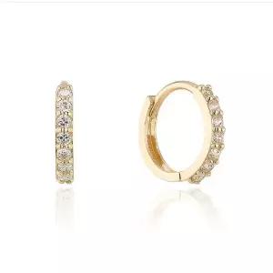 [로이드](센텀시티점)라이트샤인 10mm 5K 원터치 링귀걸이 LOFP3005H