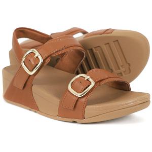 [정품] 핏플랍 여성 루루 어드저스터블 레더 라이트 탄 백 스트랩 샌들 (ES6-592)