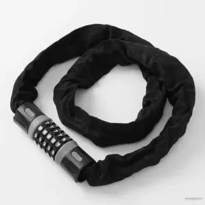 체인 자전거자물쇠 120cm 그레이 킥보드잠금장치 자전거도난방지 유모차자물쇠