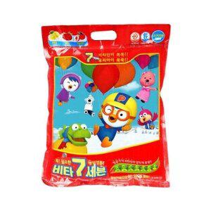 뽀로로 비타7세븐 1000정 키즈 비타민 캔디 사탕 자일리톨 어린이 유치원 간식 D