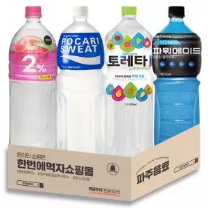[이온음료 1.5 L 세트] 4종 각 1개씩 / 총 4개 (파워에이드 + 포카리스웨트 + 토레타 + 이프로제로)