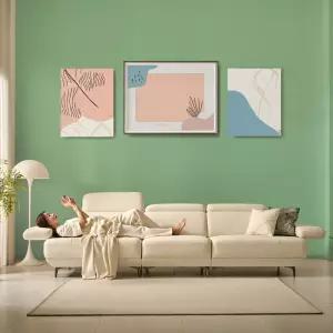 세인트블랑 퓨어케어 갤럭시 이지클린 패브릭 모듈형 4인 스윙 소파 sk