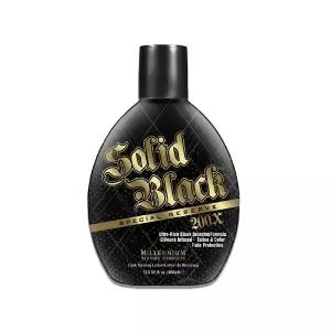 밀레니엄 태닝 솔리드 블랙 200x 태닝로션 400ml