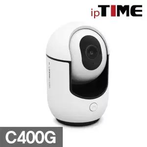 IPTIME C400G IP카메라 400만화소 홈CCTV 양방향 음성대화 PT컨트롤 120도 화각 야간조명 감지영역설정 가능