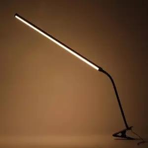 고품질 휘어지는 집게형 LED 스탠드 78cm 블랙 침대등 (WFI0WI2)