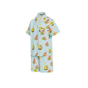 카카오프렌즈x스폰지밥 쿨링 여성파자마_라이언춘식이