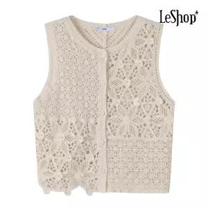 [롯데백화점]르샵 진주 포인트 크로셰 베스트 (BP7VT001A)