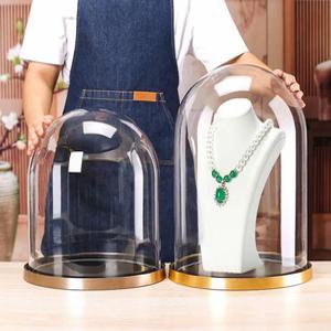 대형 유리돔 디스플레이 메탈 소품 장식장 글라스