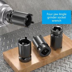 다기능 앵글 그라인더 소켓 전기 플랜지 보수 공구 갈래 제거를 빠른 너트 전동 위한 렌치 스패너 유지
