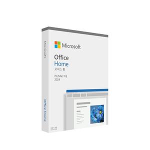 마이크로소프트 Office 2024 Home 오피스 2024 가정용 학생용 엑셀 파워포인트 워드 정품 패키지