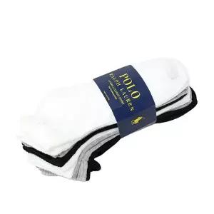 [폴로 랄프 로렌]랄프로렌 포니 발목 양말 6세트 ZP113869PK6N 블랙그레이화이트