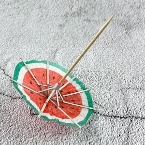 이쑤시개 수박 칵테일 꼬챙이 종이 과일 플레이팅