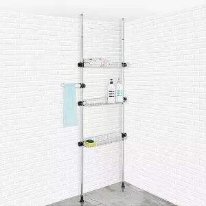 H-기둥식욕실선반 600 3단 화장실 정리 수납장 수납 (WFGIJ6D)