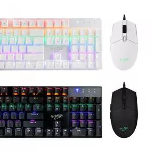 지클릭커 GMK-510X Special 키보드 마우스 세트 (화이트, 청축)