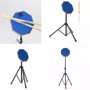 HM 초보용 세트 블루 드럼스탠드 드럼연습패드