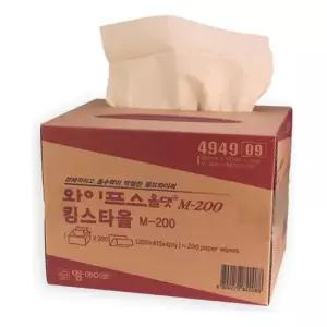 킹스타올 중형-200 494909) 와이퍼 흡착포 와이퍼 흡착포 산업용와이퍼 종이타올 보루