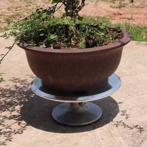 원예용 화분 회전판 원형 분재 손물레 가드닝 작업대 돌림판