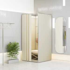 간이 탈의실 스탠드형 행사장 원형커튼 조립식 스튜디오