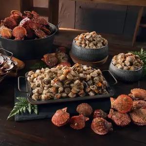 한농식 순살 손질 비단 가리비 10팩 1kg 냉동