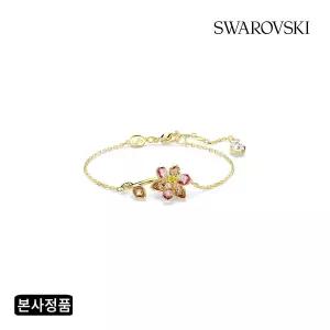 [롯데백화점]스와로브스키 [본사정품] Idyllia 골드 톤 팔찌M 5732423