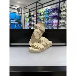 [보리보리/크록스]MARIO크록스 브루클린 버클 로우 슬라이드 211215-0LH 샌드스톤 아이보리 버클 슬리퍼