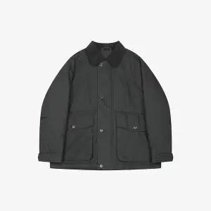 [지이크] 왁스 코튼 빅 포켓 점퍼 블랙 (PHMAX6018)