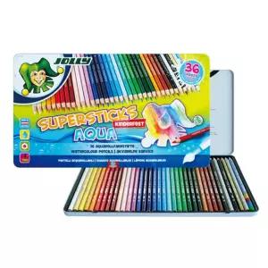 (36색) 아쿠아 수채 색연필 /컬러링/북/풍경화/그림/색칠/채색/수채화/표현/물감/겸용/수성/미술/교구