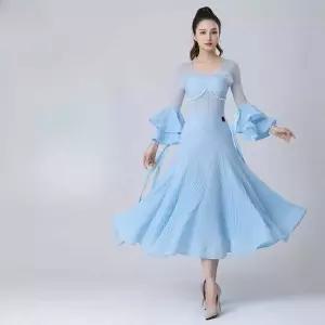 왈츠복 왈츠드레스 치마 댄스 무대 의상 스포츠복 대회 무용복