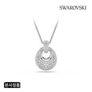 [스와로브스키/본사정품] Sublima 로듐 롱 목걸이 5735223