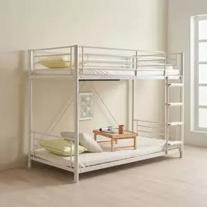 튜브 철재 분리형 벙커 이층침대 그린폼매트리스 2개포함 *무료배송혜택