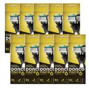 도루코 페이스6 10개 6중날/5중날/4중날 일회용면도기